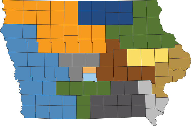 Iowa Map